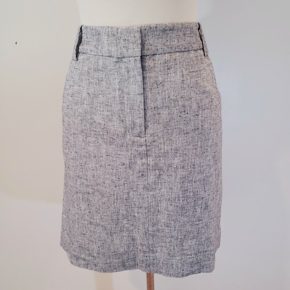 LOFT Silver Gray Skirt